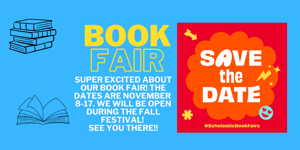 Book Fair! Save the Date! | Red Oak Elementary School