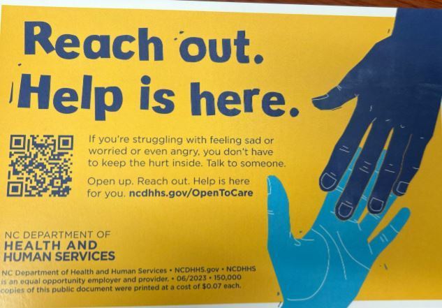 Mental Health: Reach Out! Help is here!