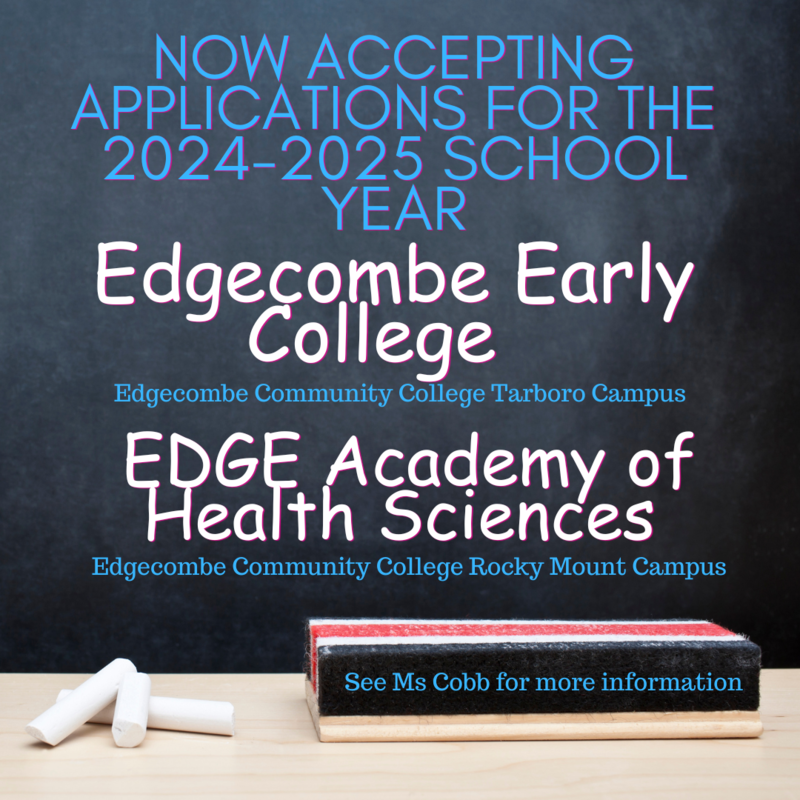 Edgecombe Early College Applications | Rocky Mount Middle School